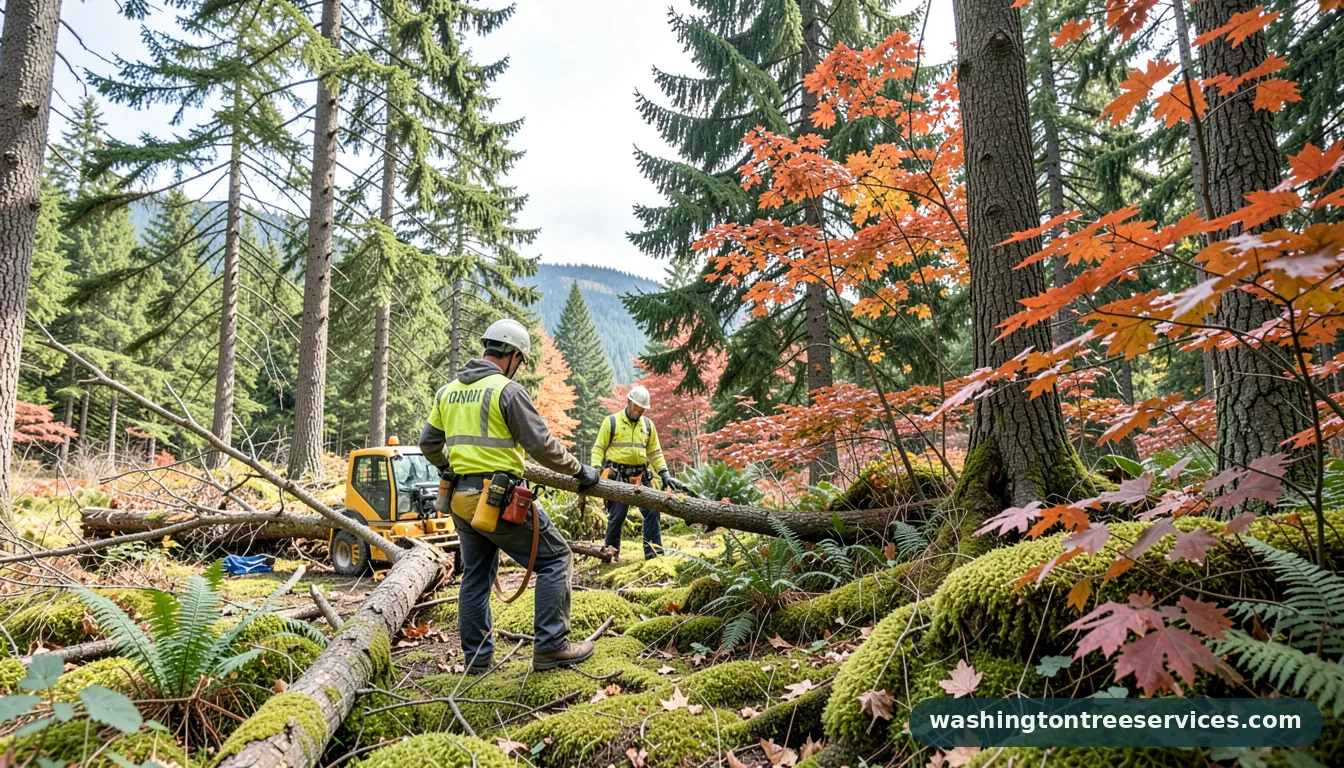 how much does it cost to remove a tree - completed tree work by Washington Tree Services