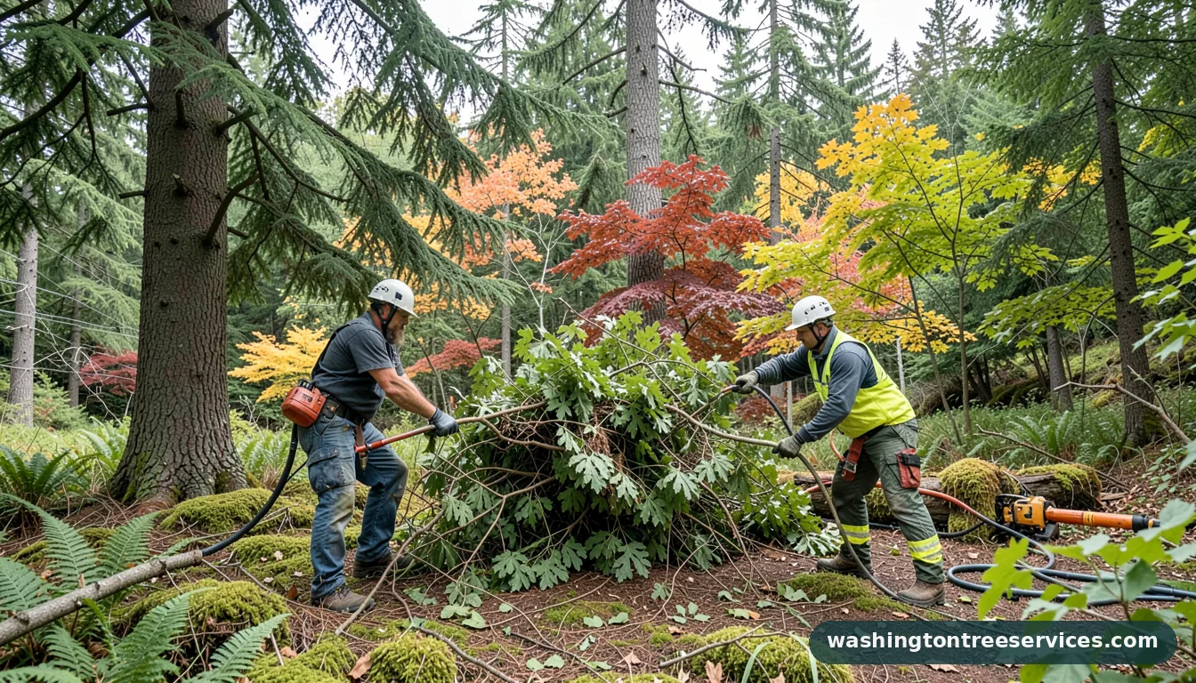 Completed how much does it cost to trim a tree project by Washington Tree Services how much does it cost to trim a tree - completed tree work by Washington Tree Services