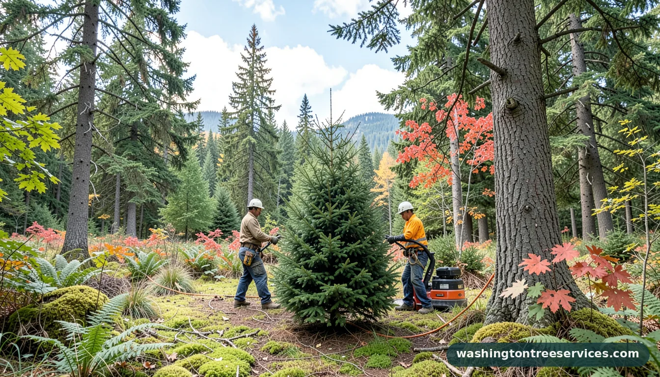 how much to cut off bottom of christmas tree in Washington | Washington Tree Services how much to cut off bottom of christmas tree - professional tree service in Washington