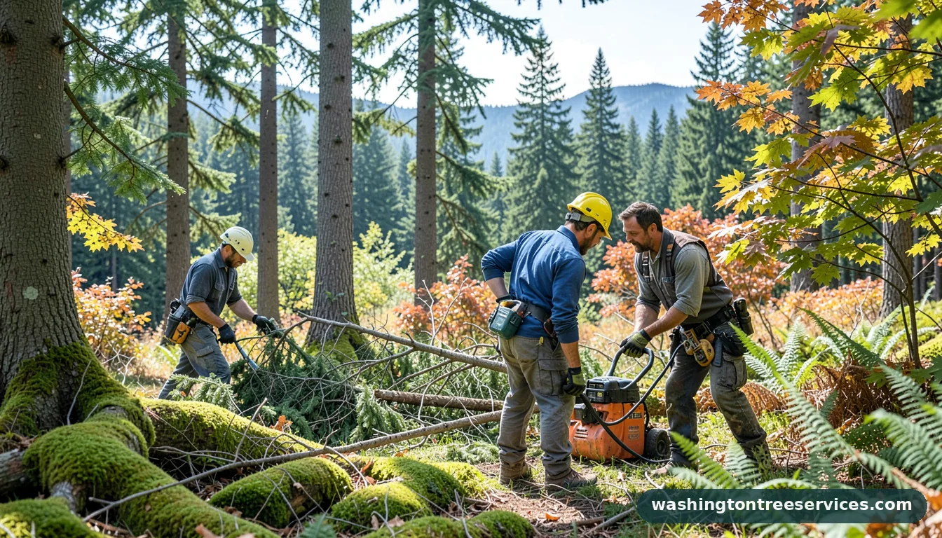 how much to pay for tree removal - completed tree work by Washington Tree Services