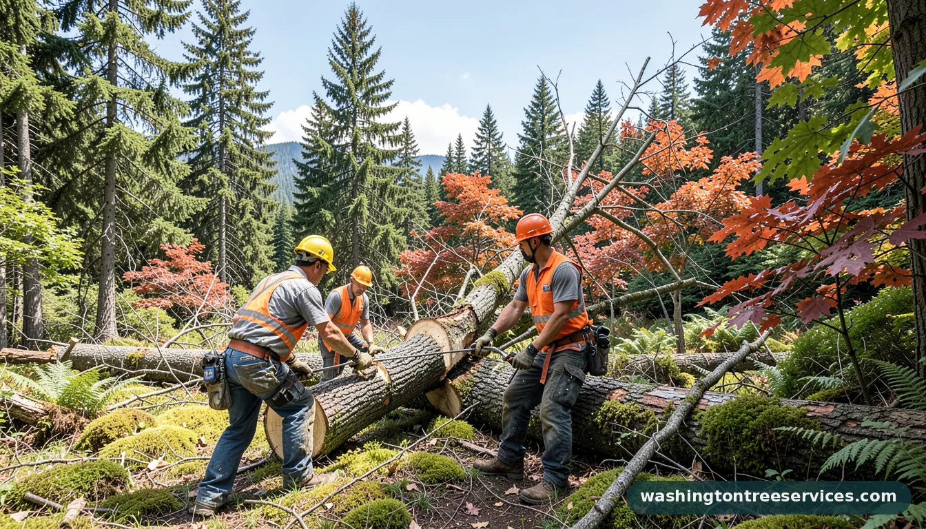 how to cut a tree down in Washington | Washington Tree Services how to cut a tree down - professional tree service in Washington