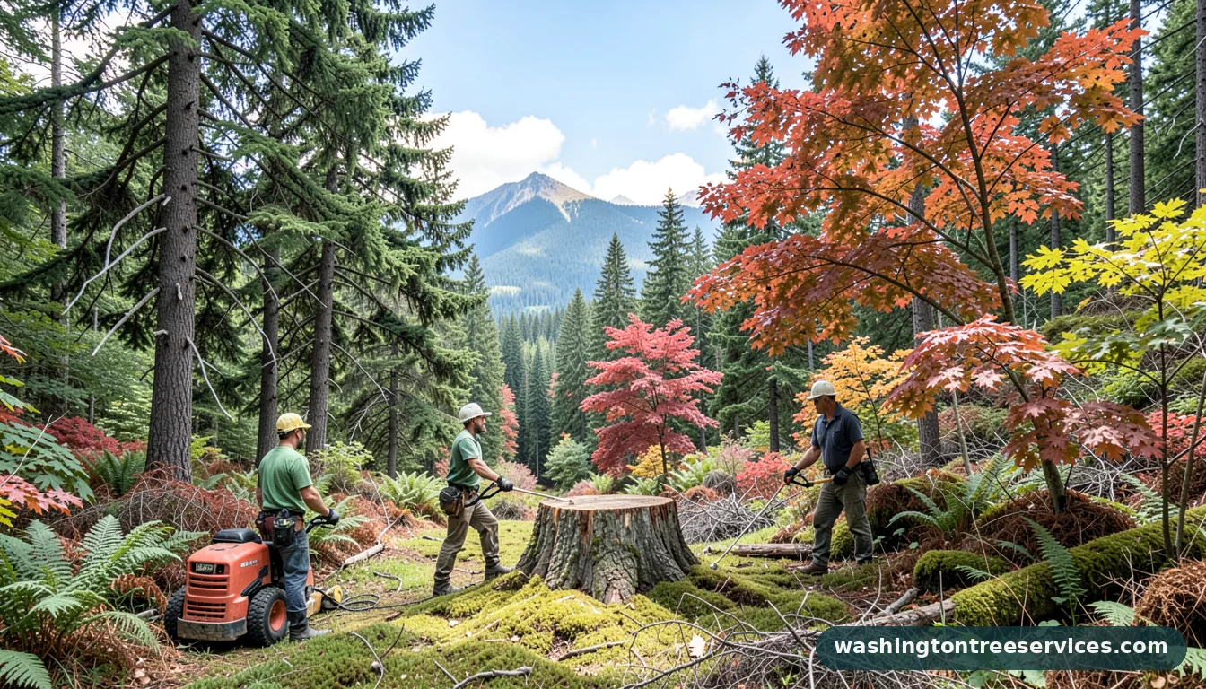 how to get rid of a tree stump - professional tree service in Washington