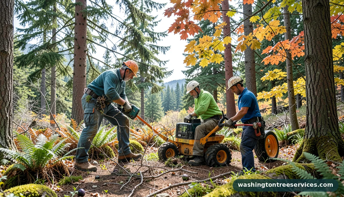 Completed how to get rid of plum tree shoots project by Washington Tree Services how to get rid of plum tree shoots - completed tree work by Washington Tree Services