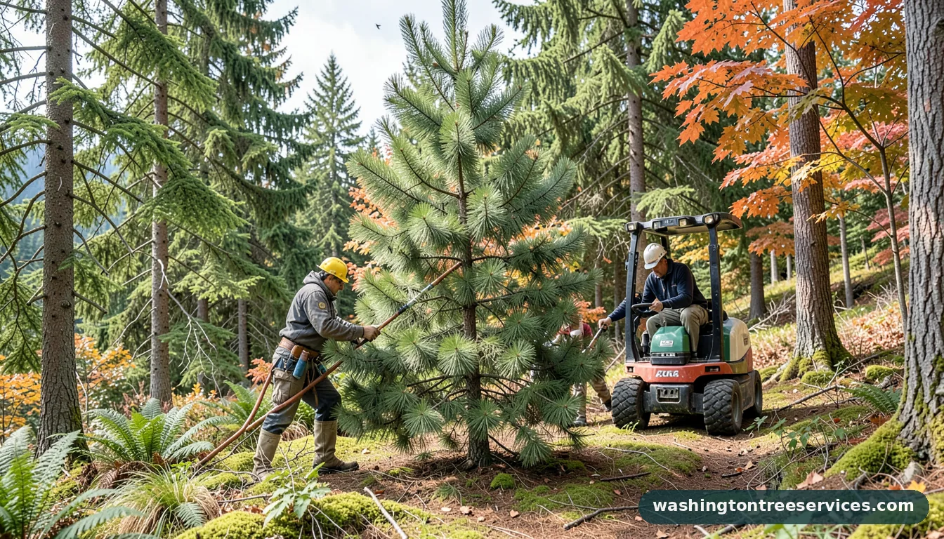how to keep a pine tree alive - certified arborists at work in Washington
