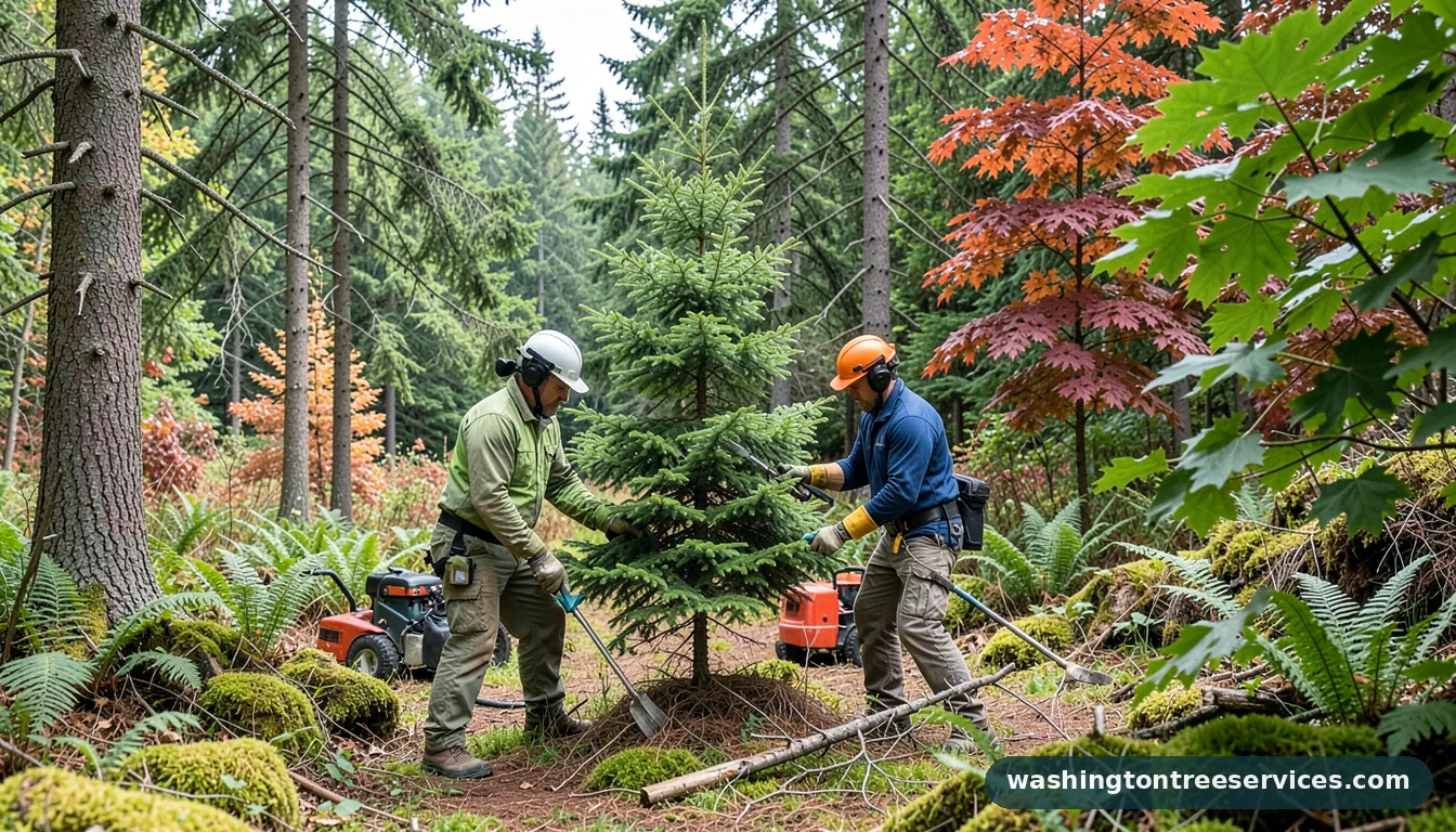 how to keep a tree small - certified arborists at work in Washington