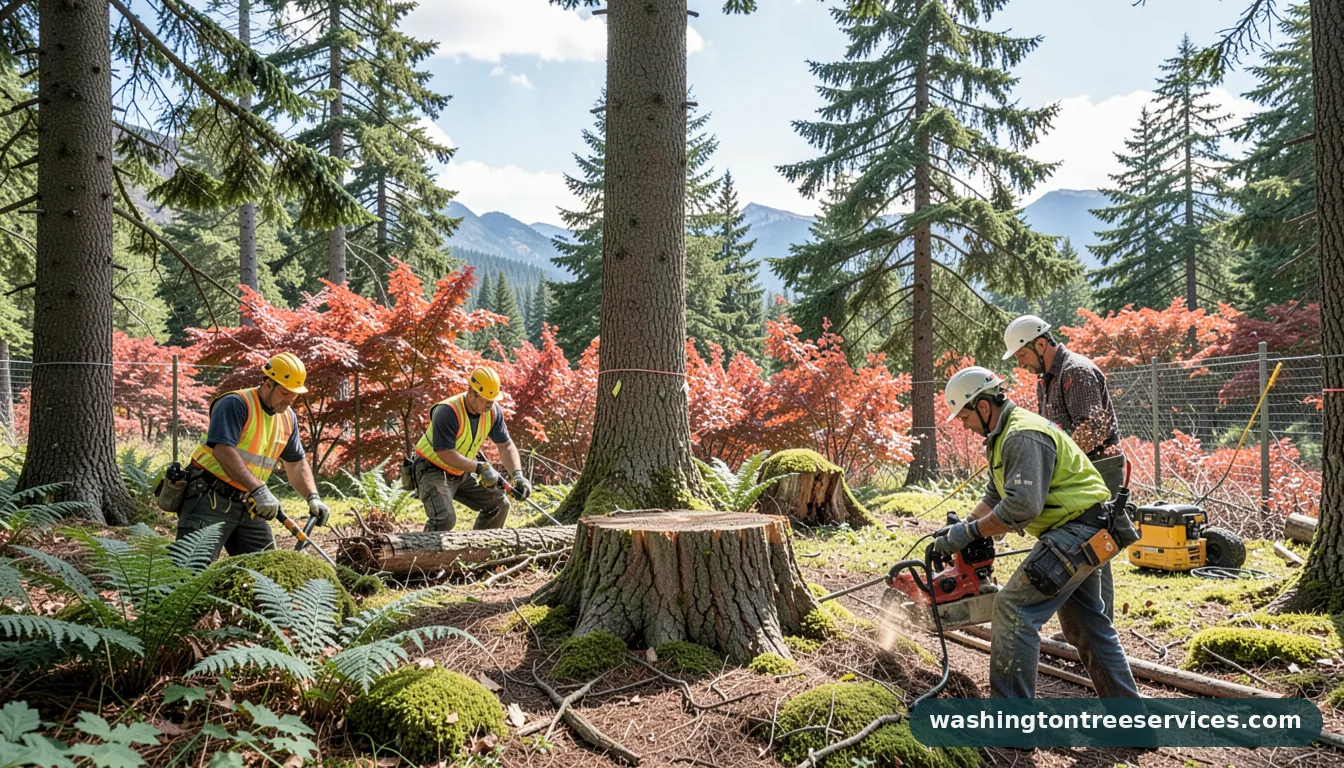 how to kill a small tree stump - professional tree service in Washington