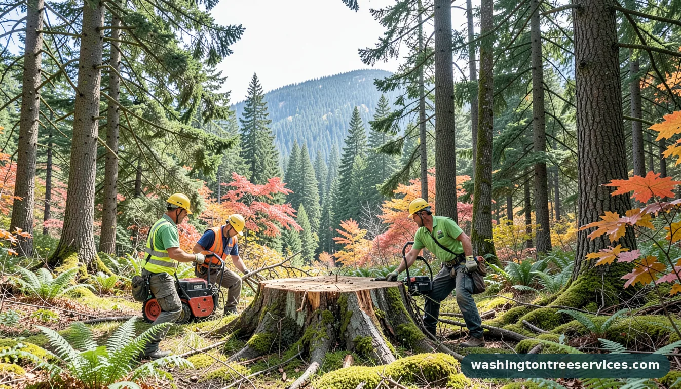 how to kill a tree stump in Washington | Washington Tree Services how to kill a tree stump - professional tree service in Washington
