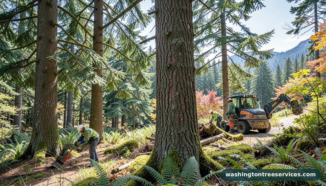 Completed how to kill moss on trees project by Washington Tree Services how to kill moss on trees - completed tree work by Washington Tree Services