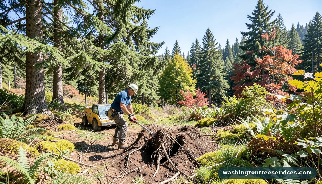 how to kill roots in the ground - professional tree service in Washington