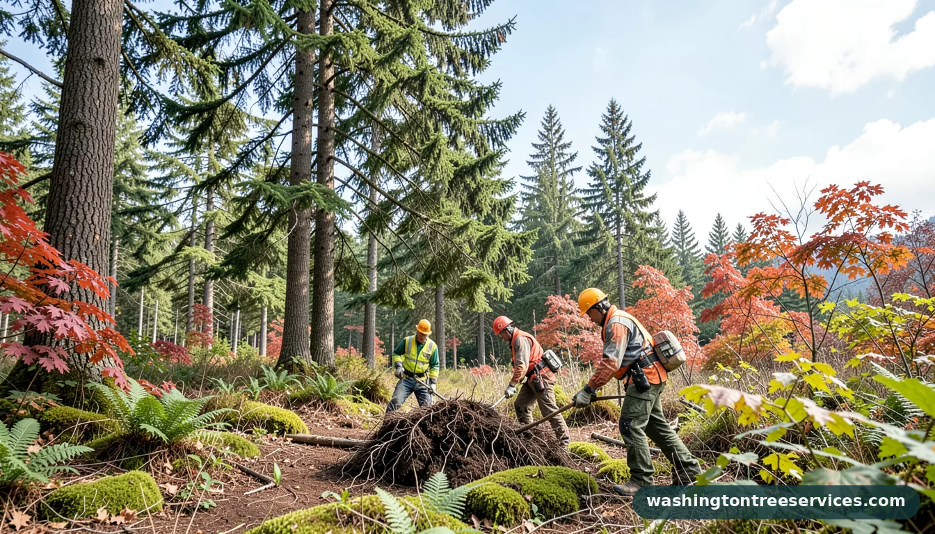 how to kill roots - professional tree service in Washington