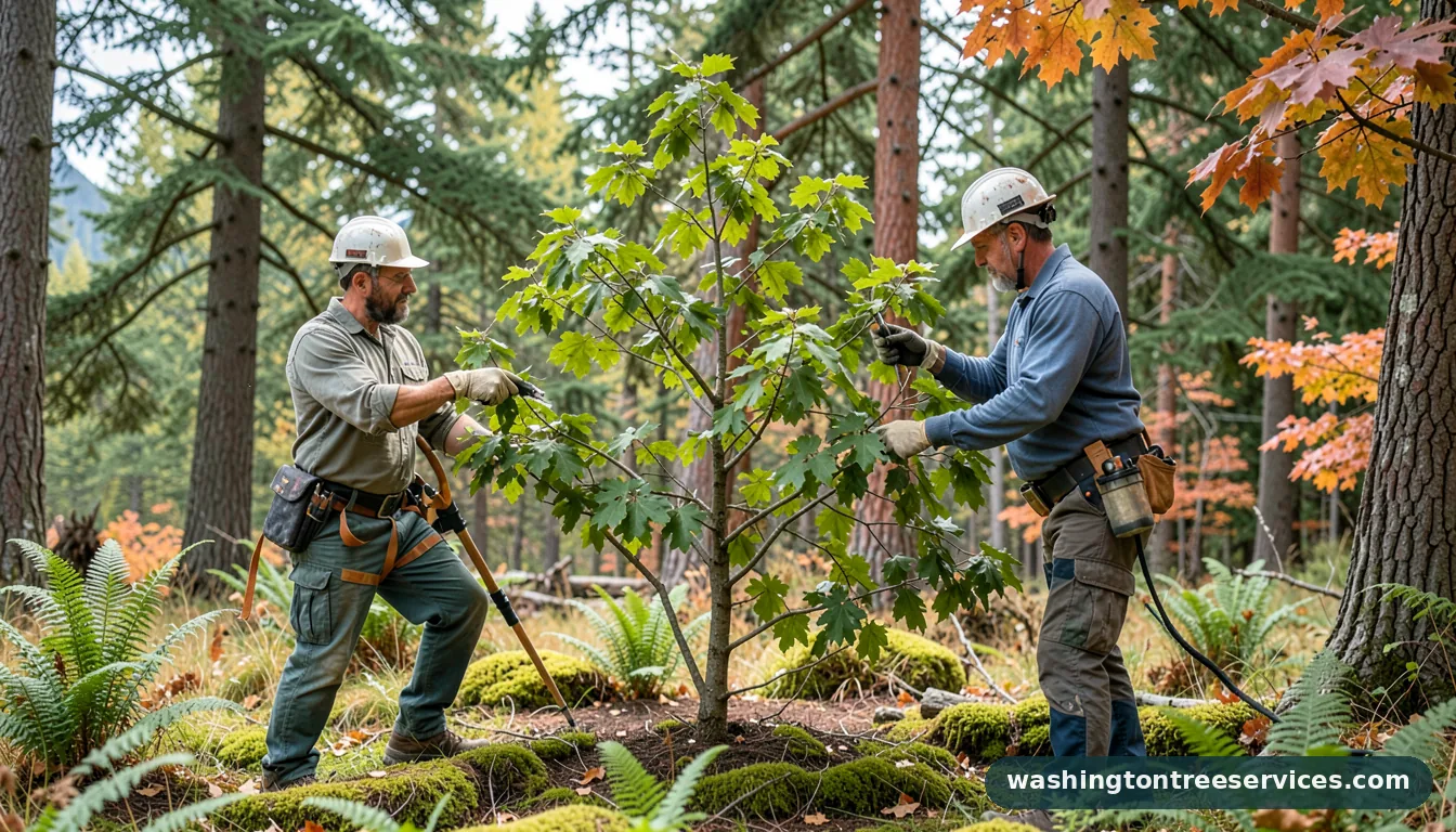 Completed how to prune a camphor tree project by Washington Tree Services how to prune a camphor tree - completed tree work by Washington Tree Services