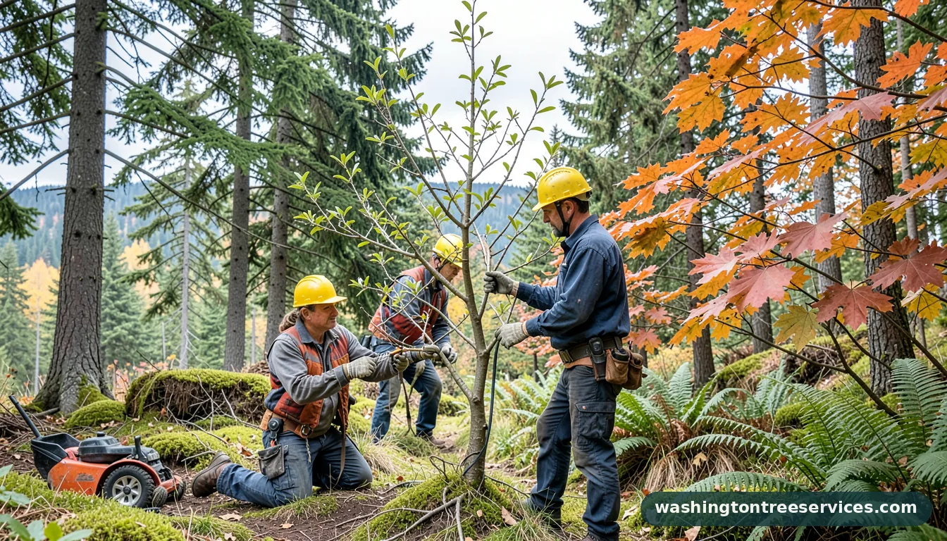 how to prune a crabapple tree - certified arborists at work in Washington