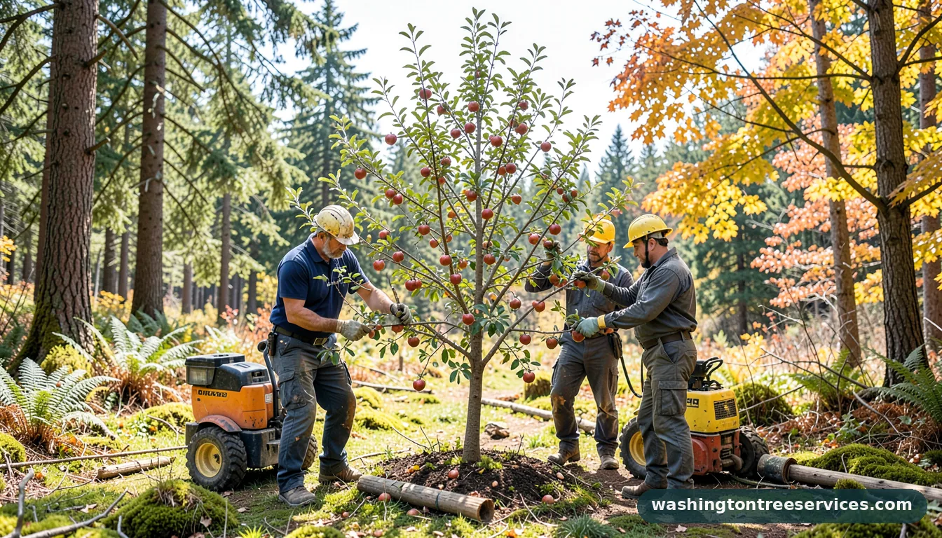 how to prune an apple tree - certified arborists at work in Washington