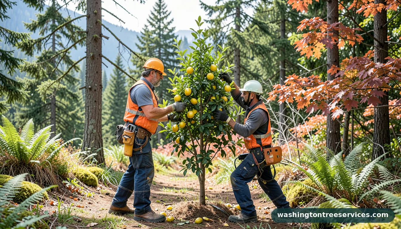 Professional equipment for how to prune meyer lemon tree in Washington how to prune meyer lemon tree - tree service equipment and crew in Washington