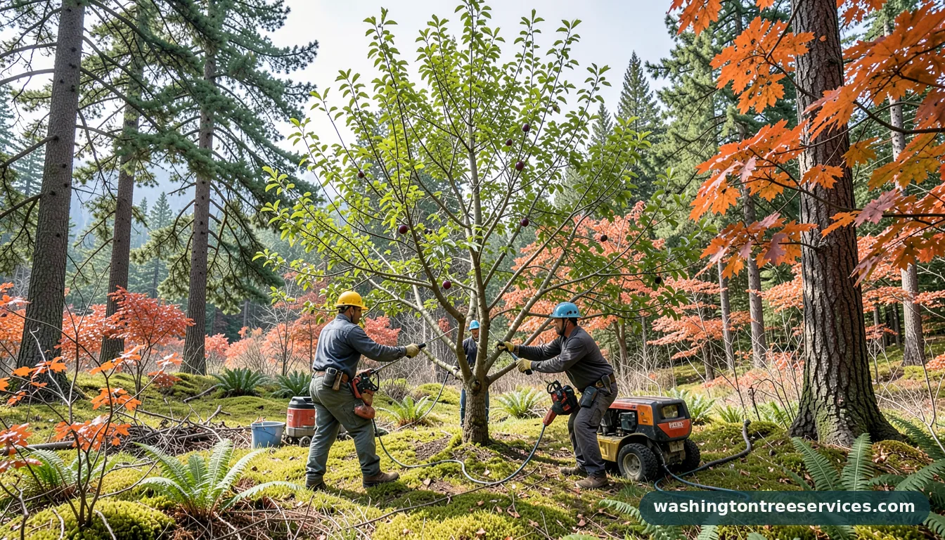 how to prune plum tree - professional tree service in Washington