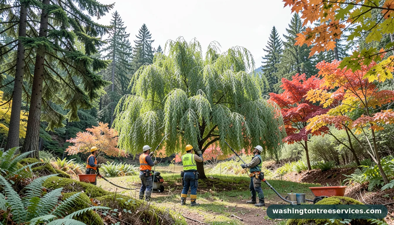 how to prune weeping willow tree in Washington | Washington Tree Services how to prune weeping willow tree - professional tree service in Washington