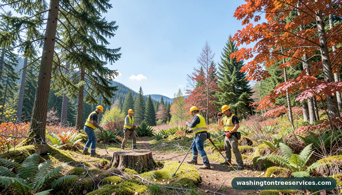 how to remove a stump - professional tree service in Washington
