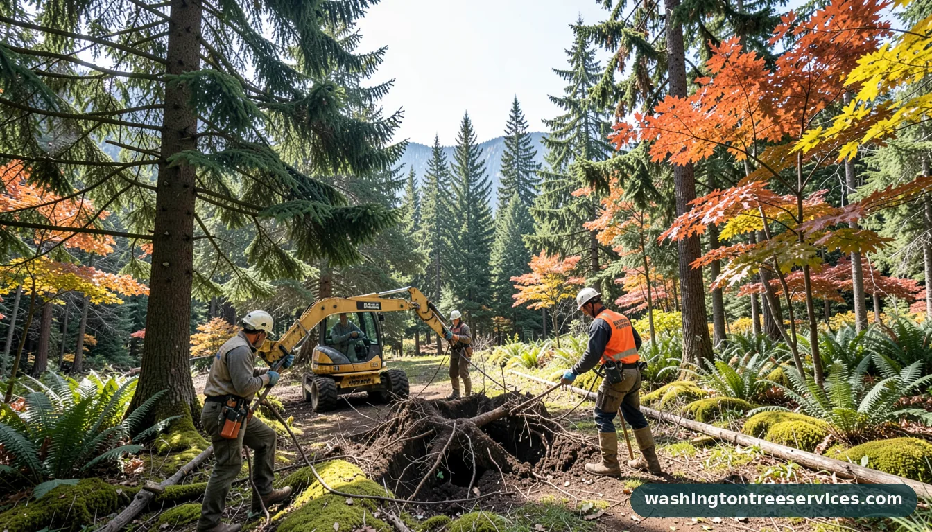 how to remove tree roots - professional tree service in Washington