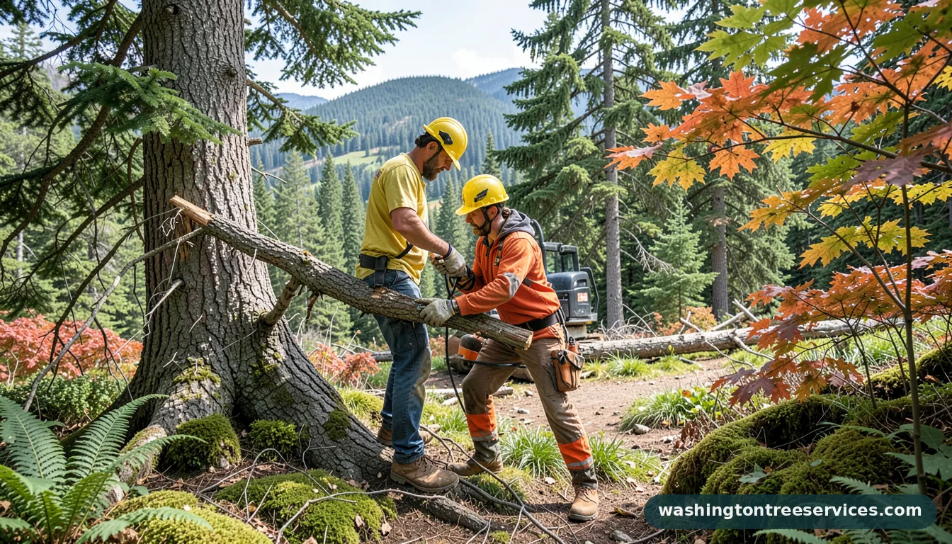 Professional equipment for how to repair broken tree limb in Washington how to repair broken tree limb - tree service equipment and crew in Washington