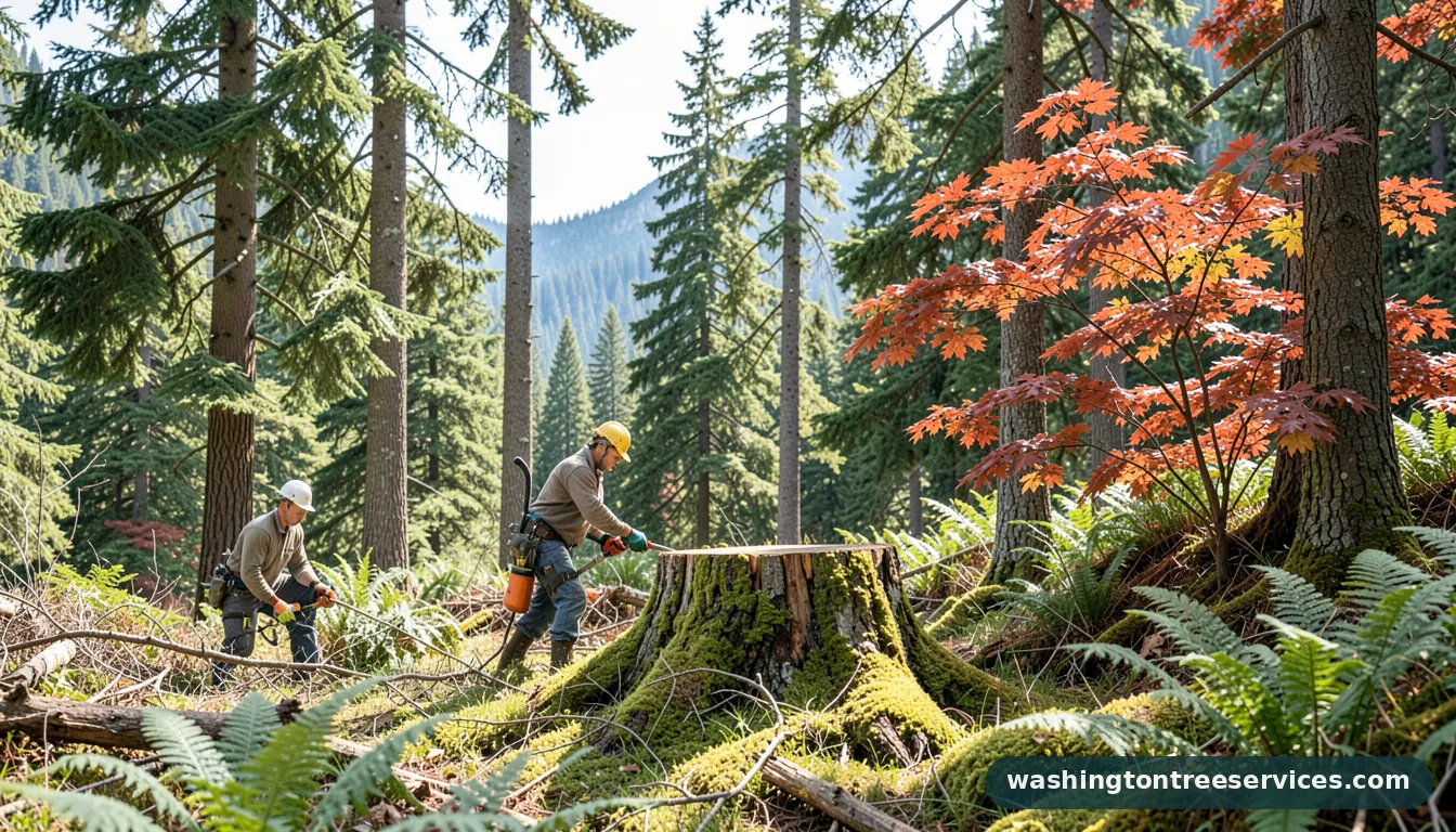 how to stop a tree stump from growing - professional tree service in Washington