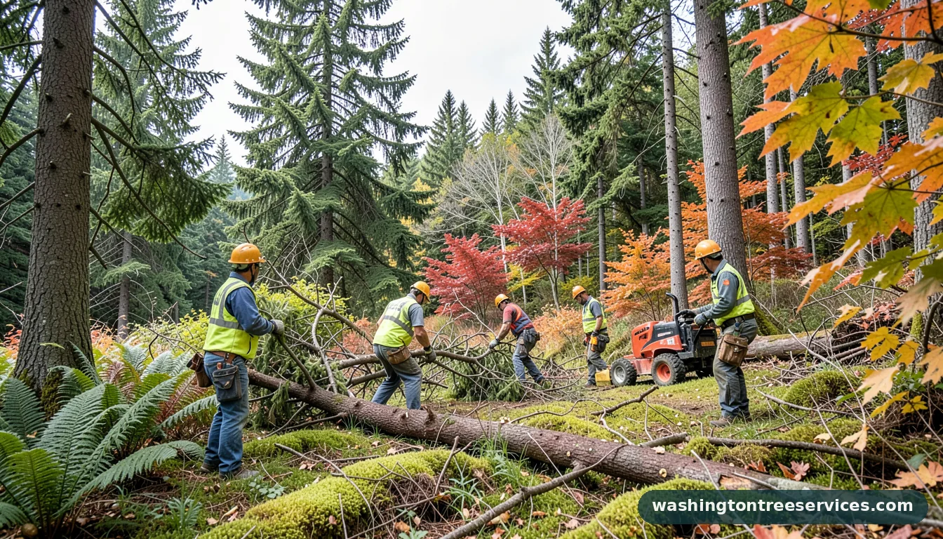 how to tell if my tree is dead - completed tree work by Washington Tree Services