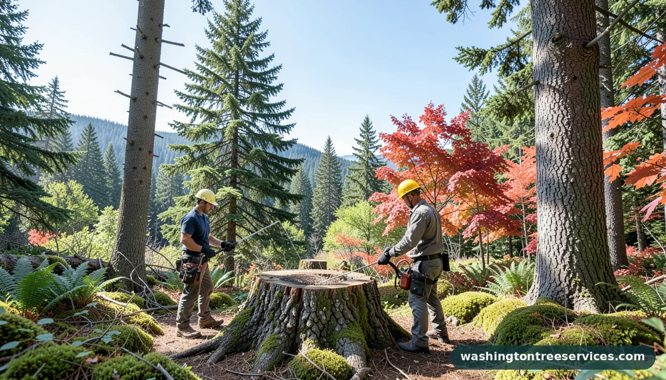 how to treat a tree stump - professional tree service in Washington