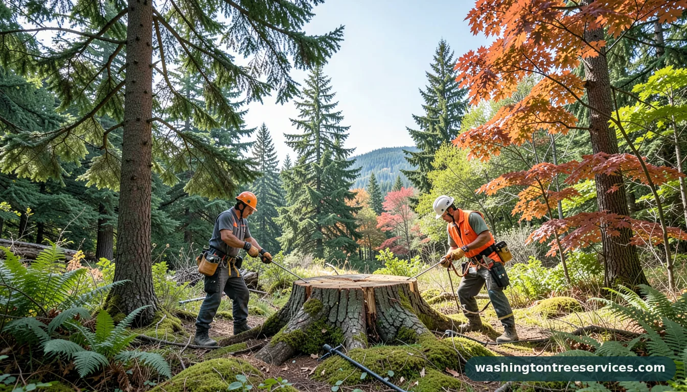 how to tree stump removal - professional tree service in Washington