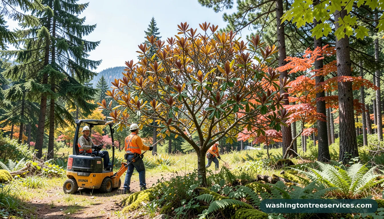 how to trim a magnolia tree - professional tree service in Washington