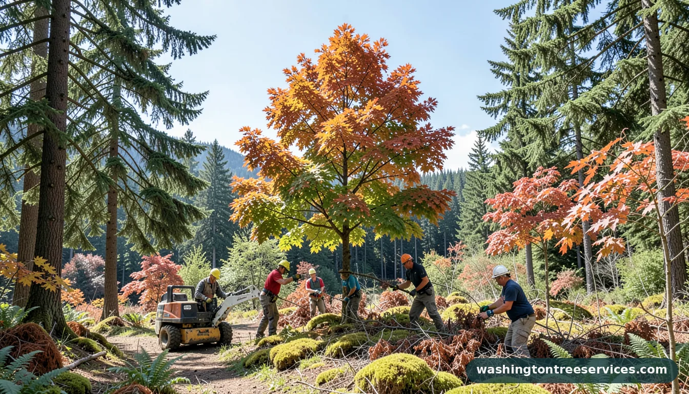 how to trim a maple tree - professional tree service in Washington