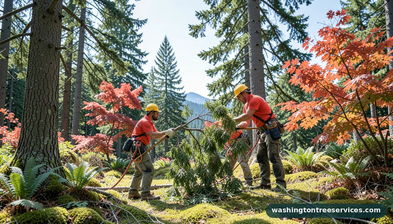 how to trim a tree properly - professional tree service in Washington