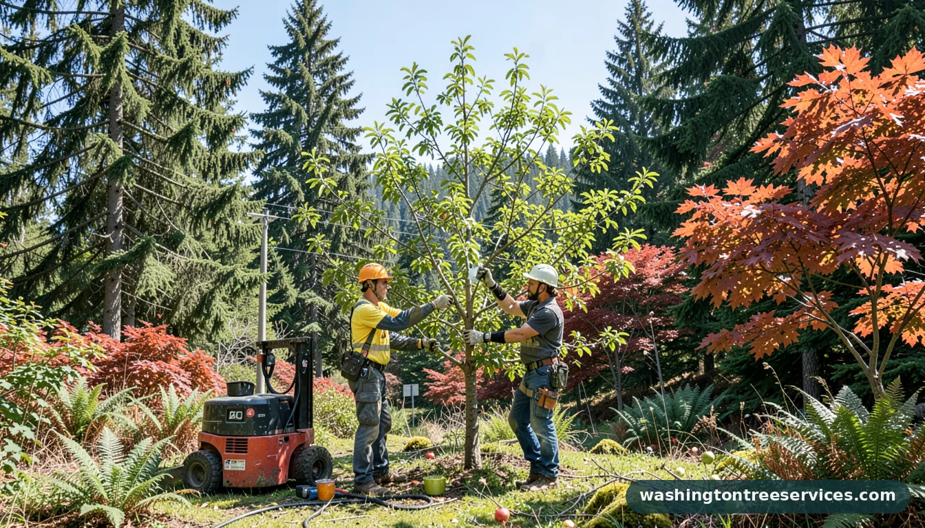 how to trim an apple tree - professional tree service in Washington