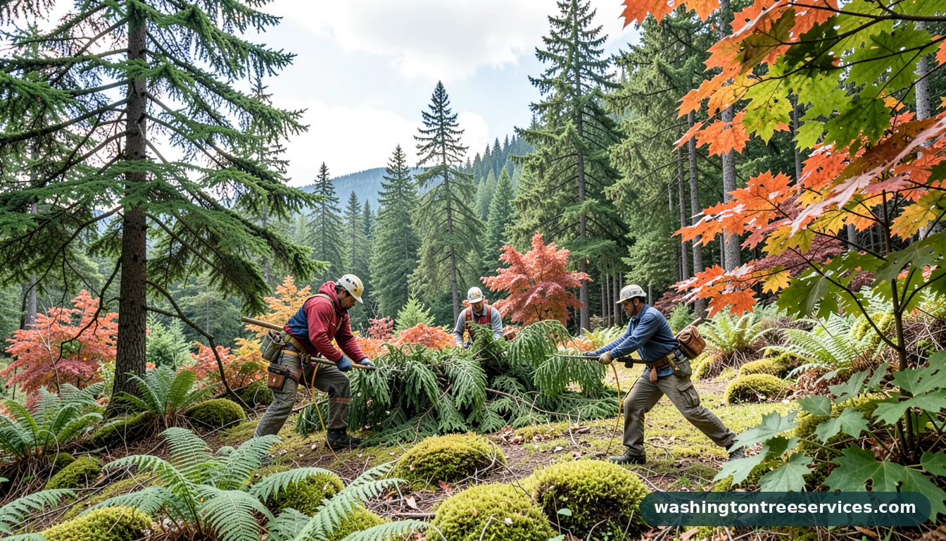 how to trim cedar - professional tree service in Washington