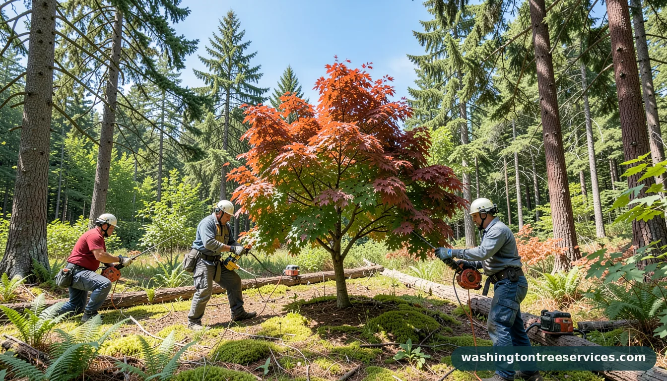 how to trim japanese maple tree - professional tree service in Washington