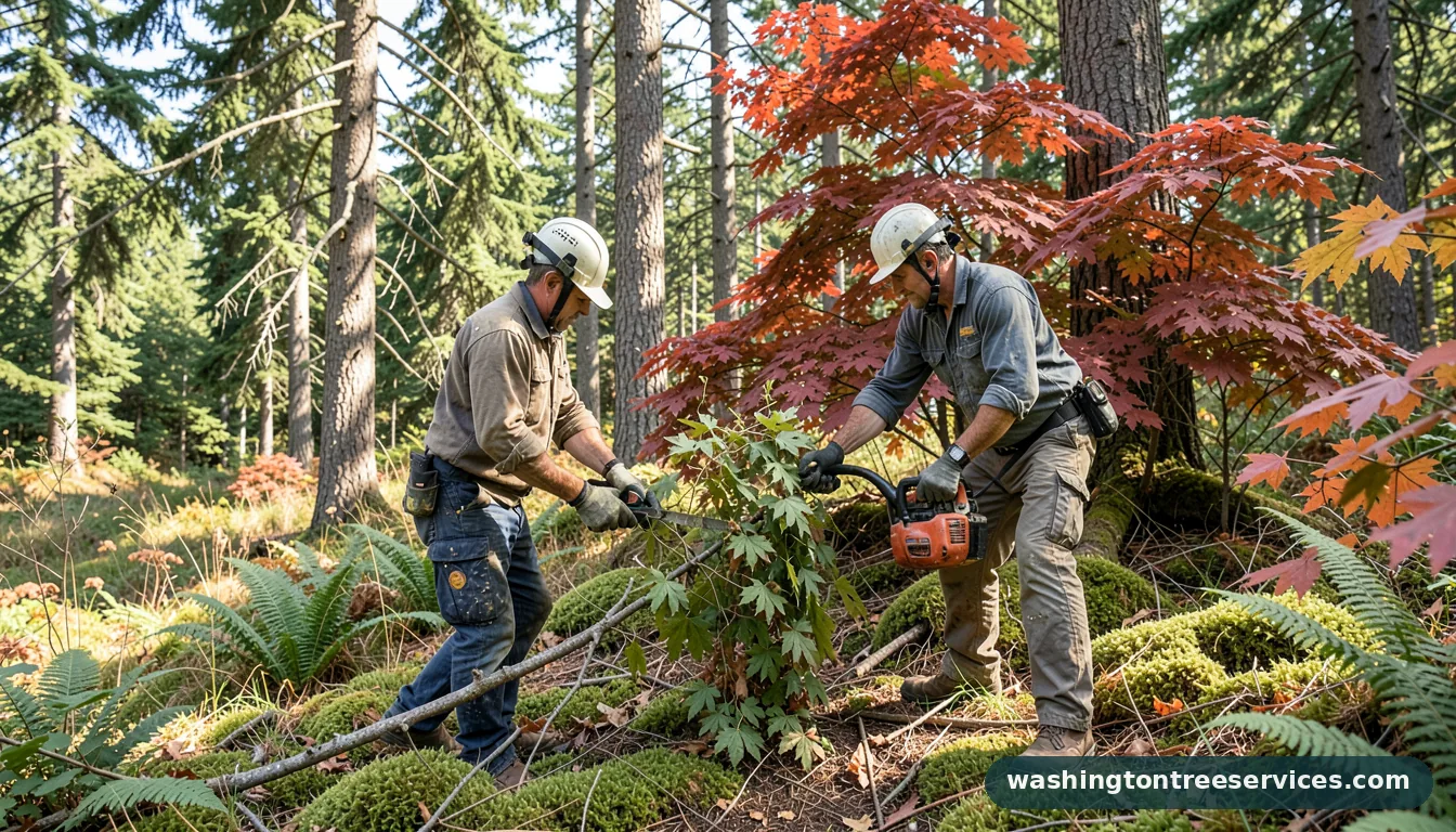 how to trim japanese maple - completed tree work by Washington Tree Services