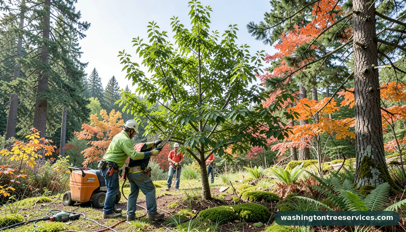 how to trim plum tree - professional tree service in Washington
