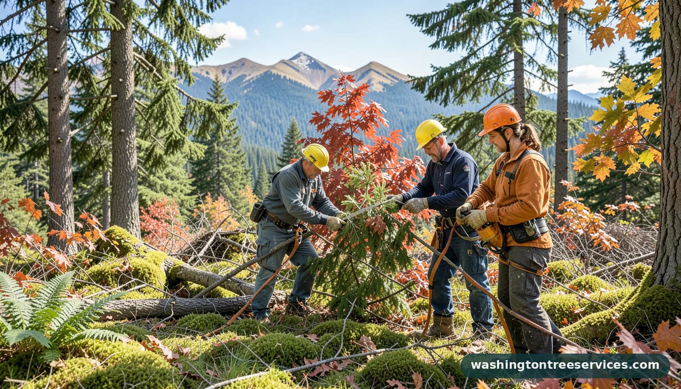 Completed how to trim the tree project by Washington Tree Services how to trim the tree - completed tree work by Washington Tree Services