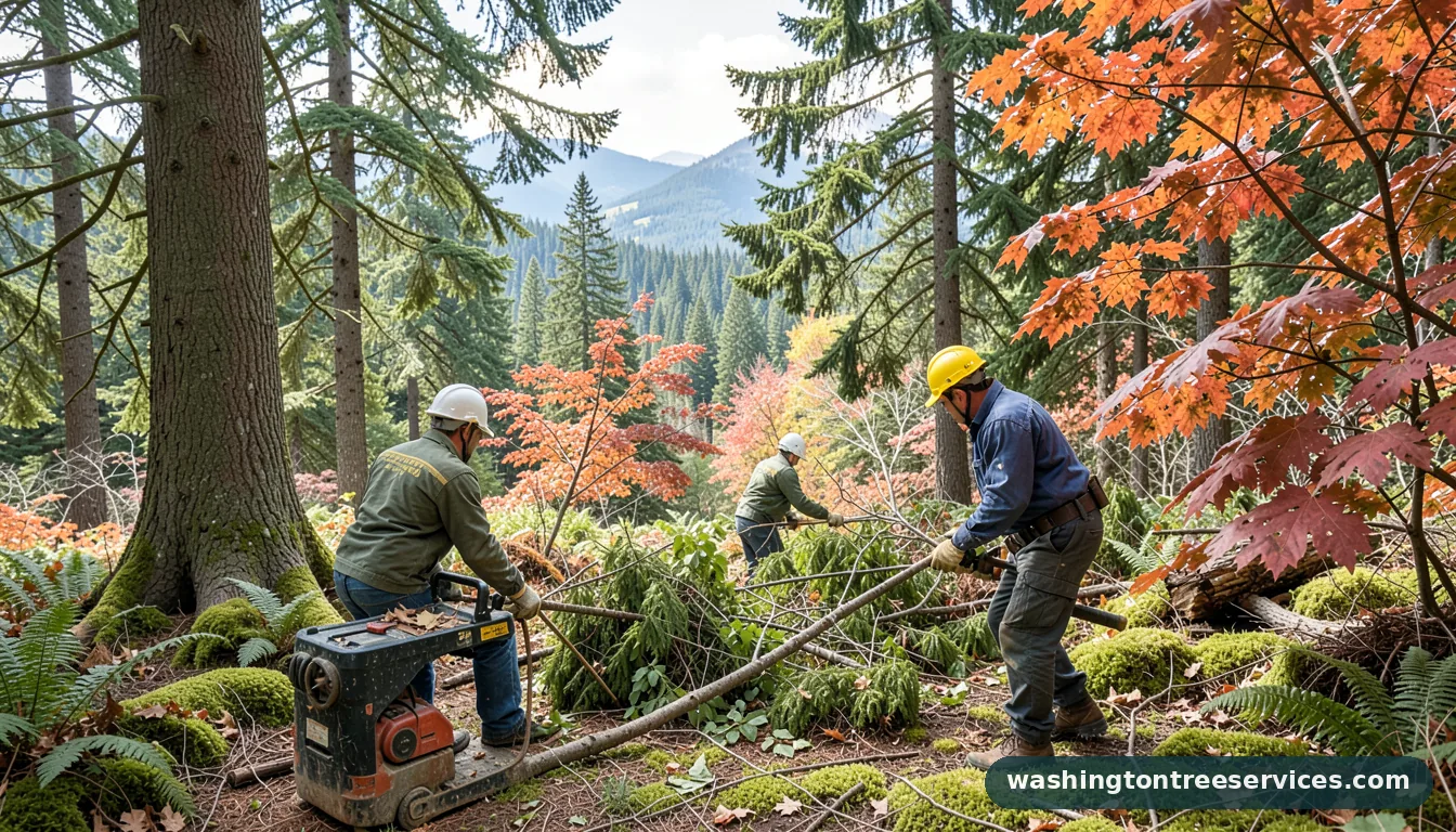 Completed how to trim trees properly project by Washington Tree Services how to trim trees properly - completed tree work by Washington Tree Services
