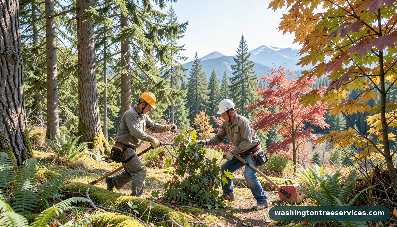 Completed how to trim trees project by Washington Tree Services how to trim trees - completed tree work by Washington Tree Services