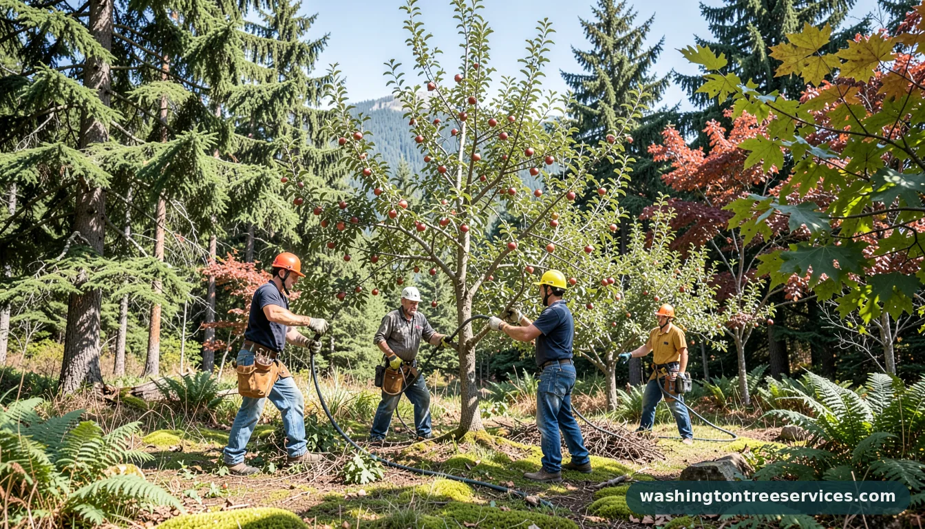 Completed is it too late to prune apple trees project by Washington Tree Services is it too late to prune apple trees - completed tree work by Washington Tree Services