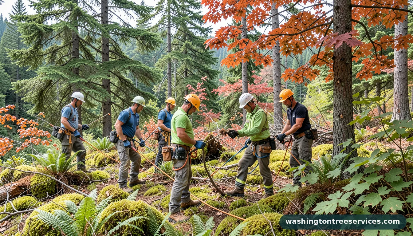 isa arborist lookup - certified arborists at work in Washington