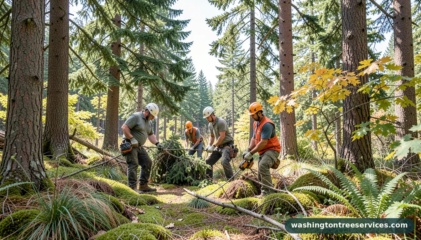 isa arborist - certified arborists at work in Washington