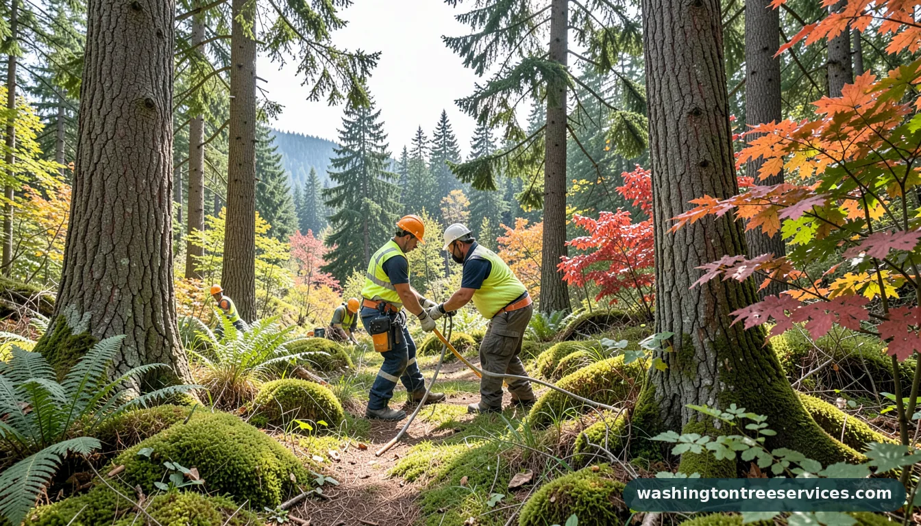 isa basic tree risk assessment - tree service equipment and crew in Washington