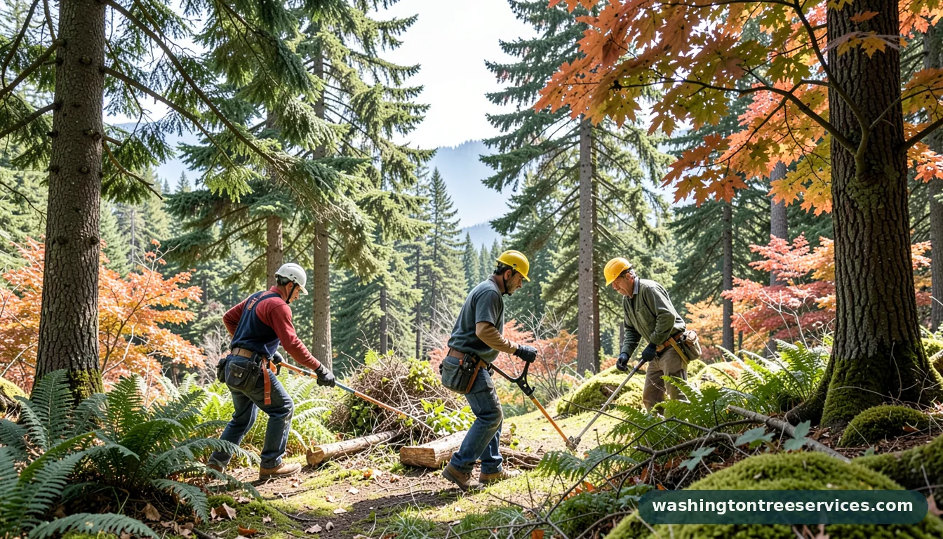 isa basic tree risk assessment - completed tree work by Washington Tree Services