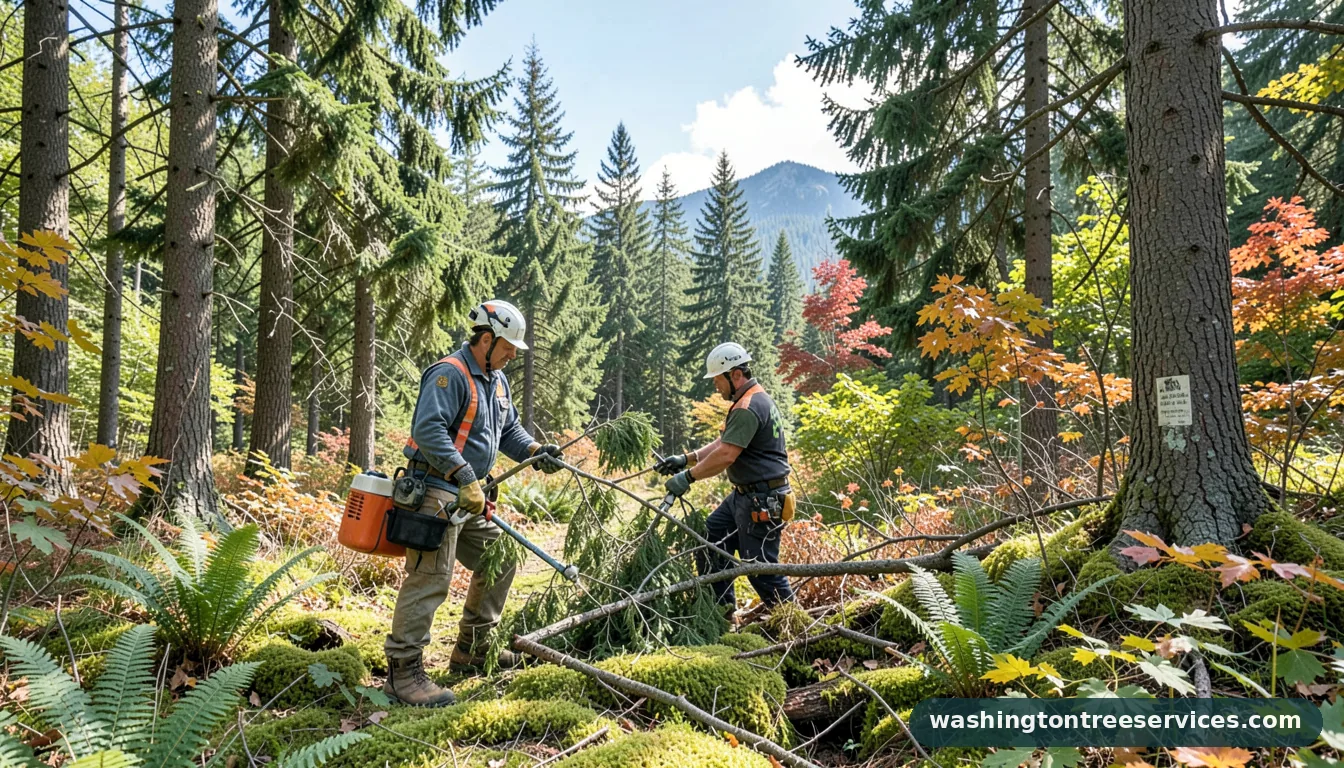 isa certified arborist - certified arborists at work in Washington