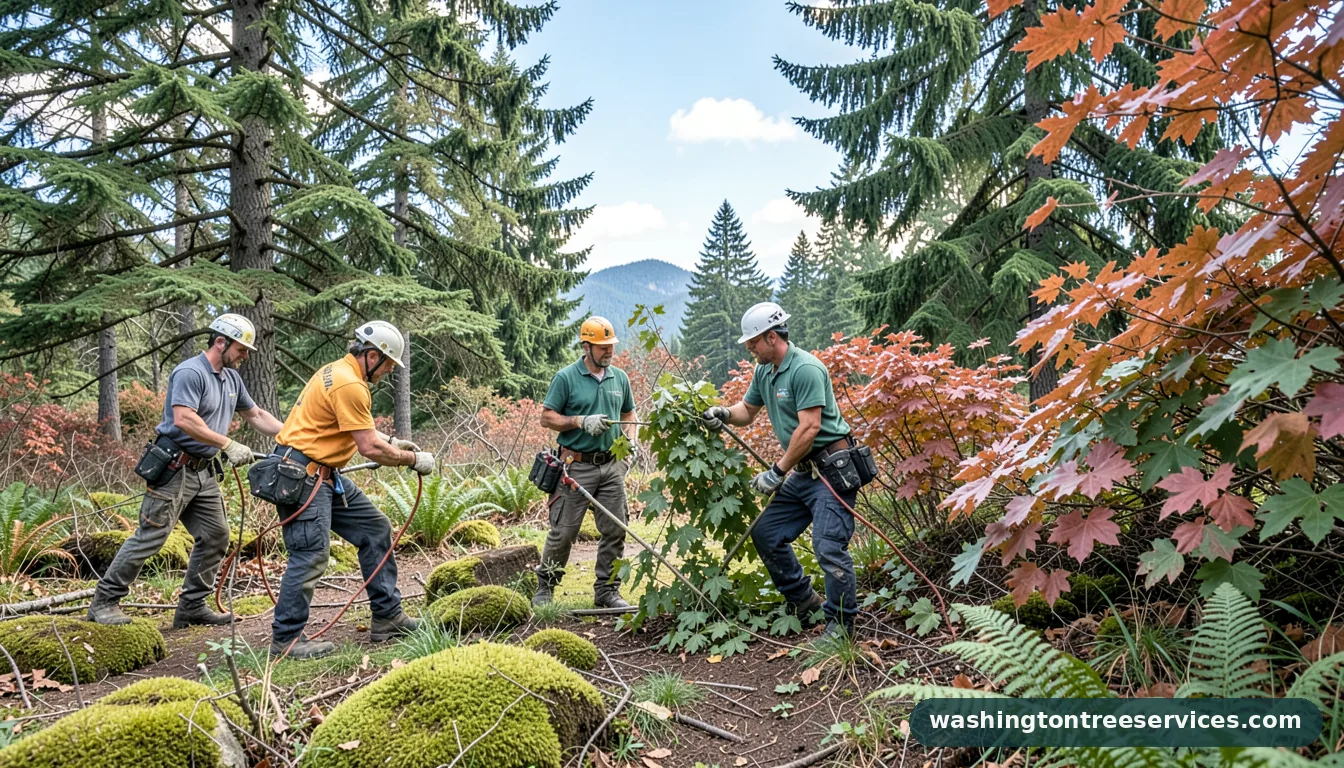 isa certified arborist - completed tree work by Washington Tree Services