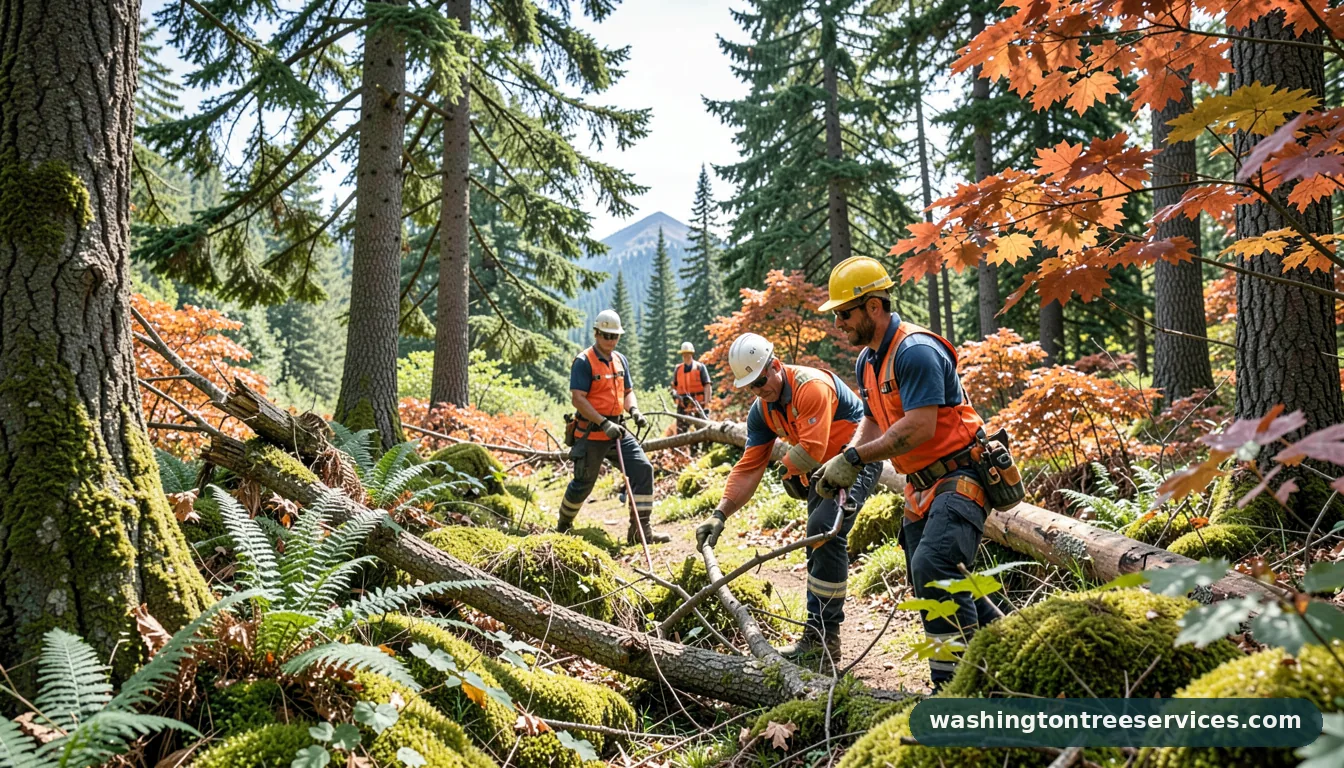 isa find an arborist - tree service equipment and crew in Washington