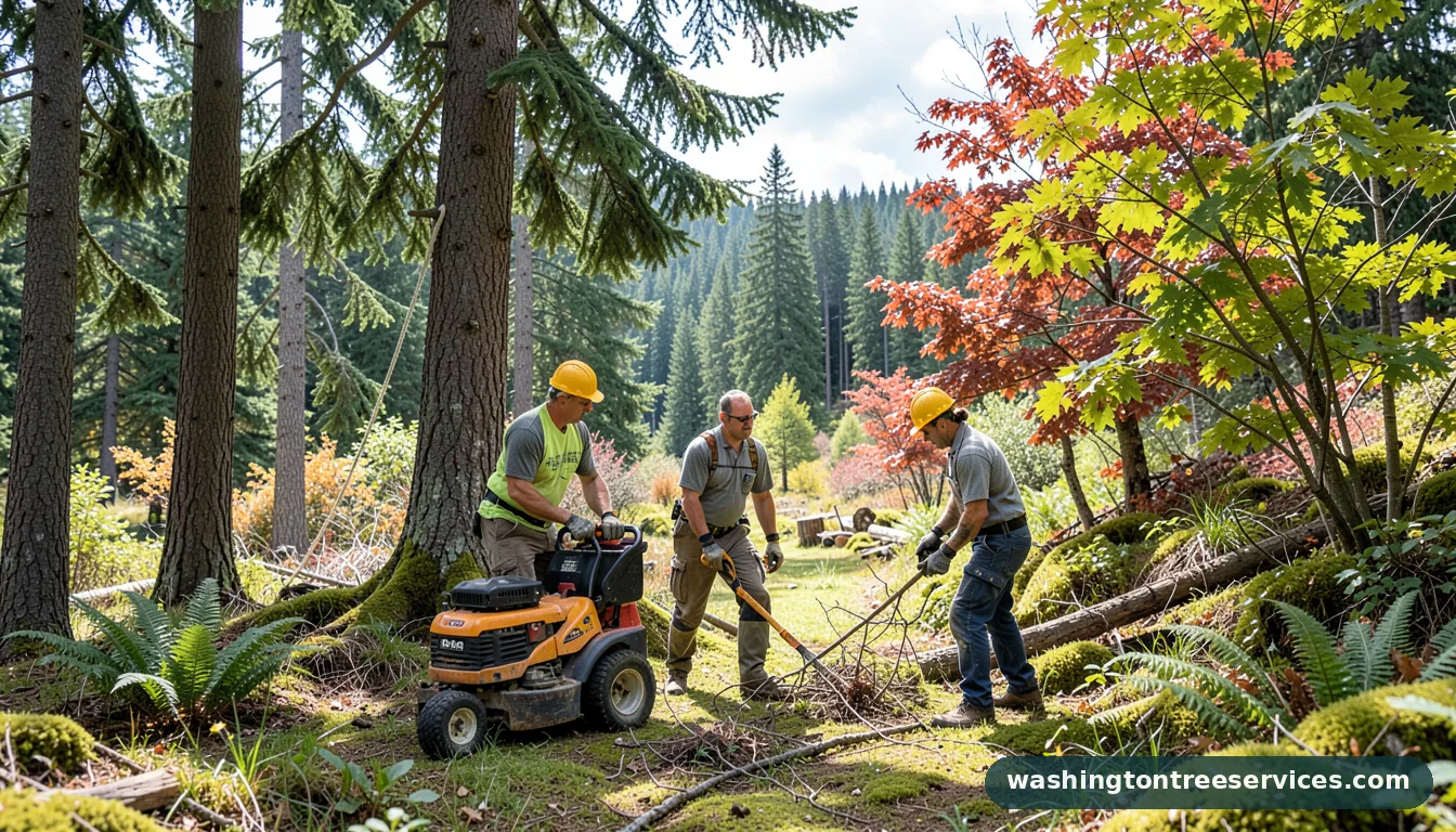 isa find an arborist - completed tree work by Washington Tree Services