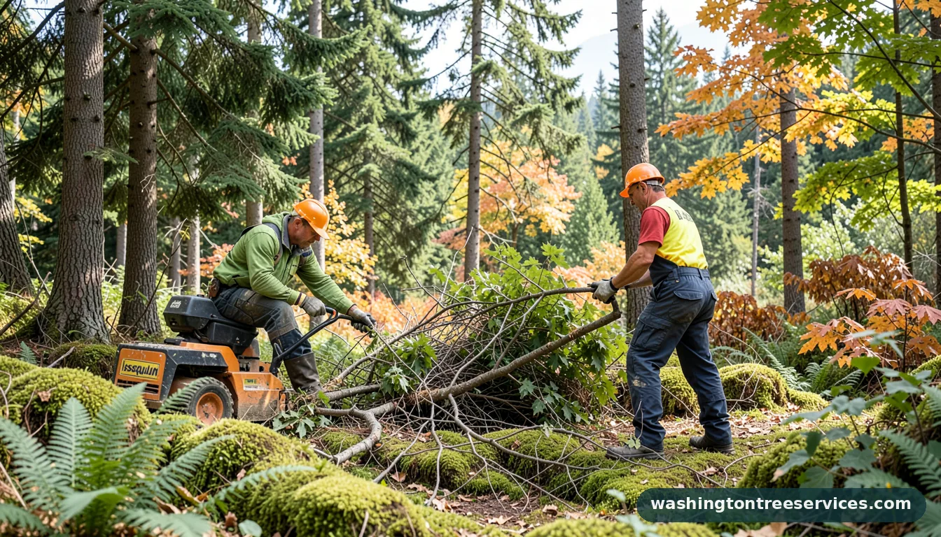 Completed issaquah tree cutting project by Washington Tree Services issaquah tree cutting - completed tree work by Washington Tree Services