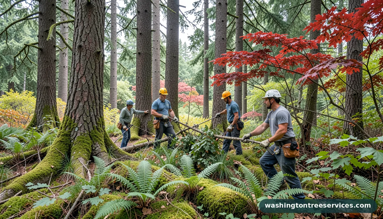 issaquah tree service - completed tree work by Washington Tree Services
