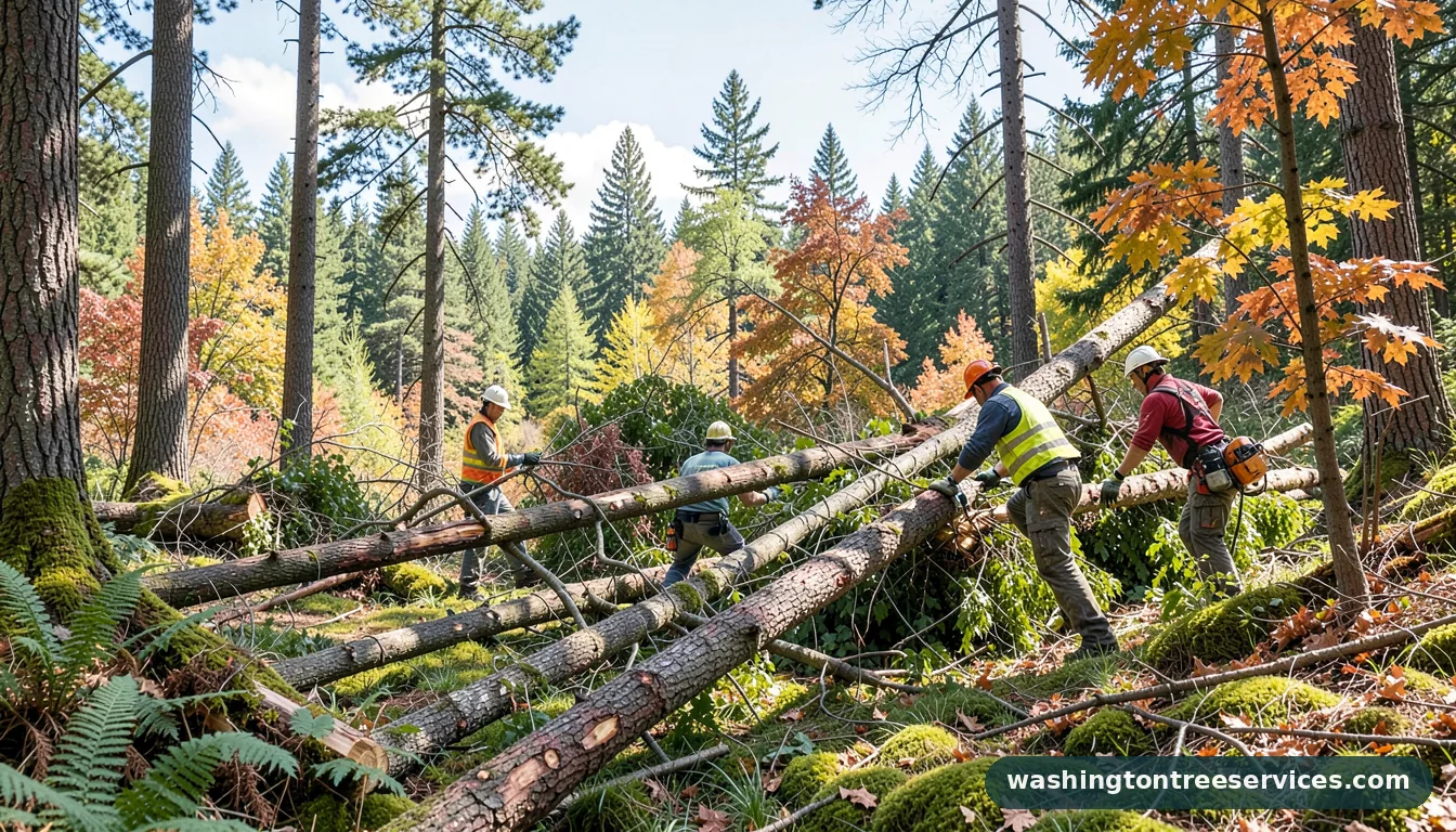 Certified arborists handling issaquah trees cut down in Washington issaquah trees cut down - certified arborists at work in Washington